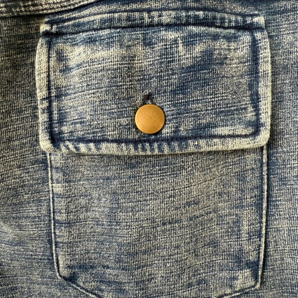 Free People Blue Denim Jacket - Picture 5 of 6